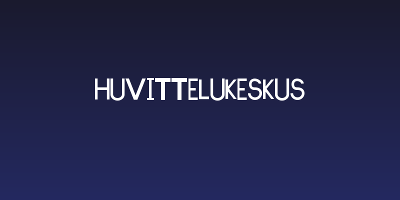 Huvittelukeskus Social Header