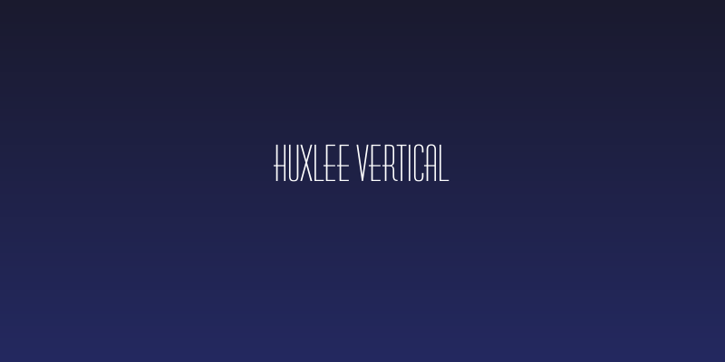 Huxlee Vertical Social Header