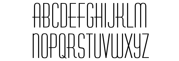 Huxlee Vertical Font LOWERCASE