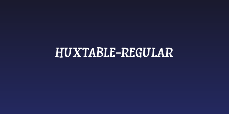 Huxtable-Regular Social Header