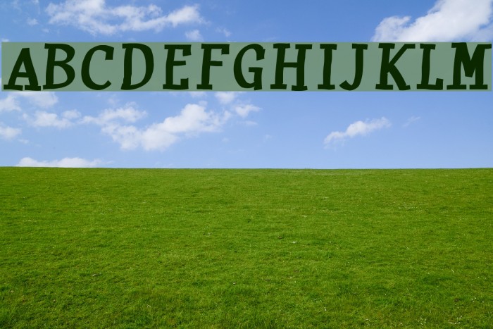 Huxtable Font examples