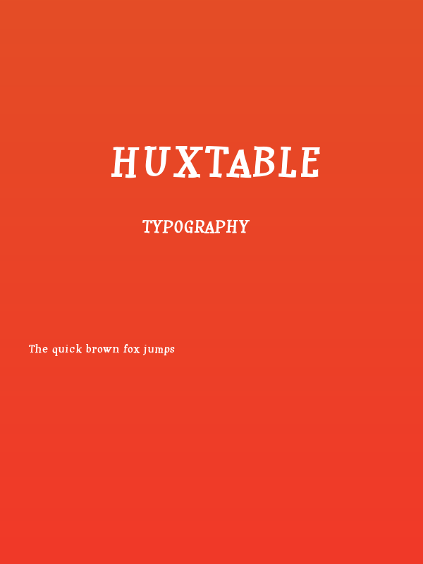 Huxtable Poster