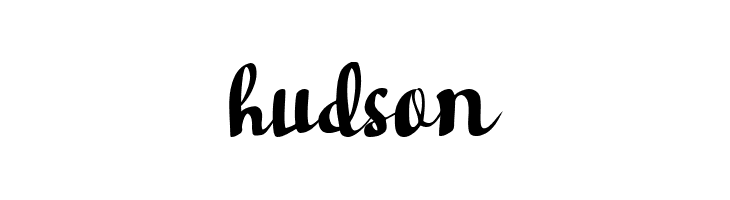 hudson  免费字体下载