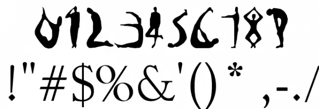 hufo Font Alte caractere