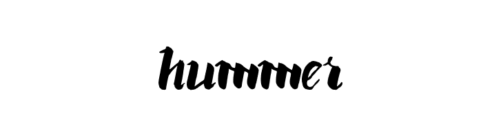 hummer  नि: शुल्क फ़ॉन्ट्स डाउनलोड