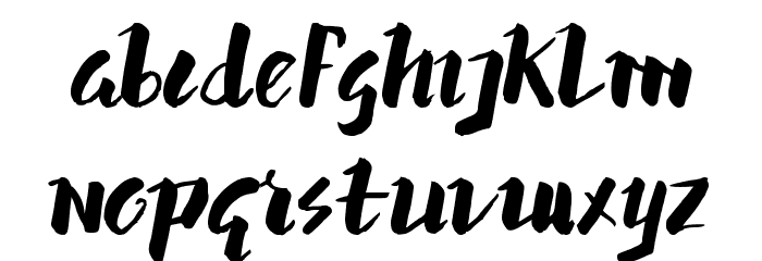hummer Font LOWERCASE