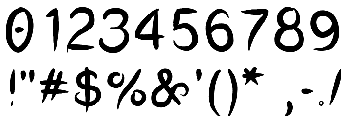 humswu Font OTHER CHARS