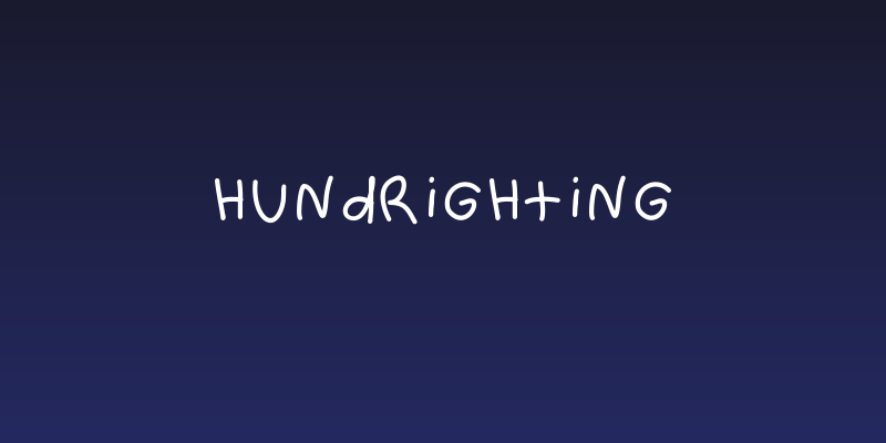hundrighting Social Header