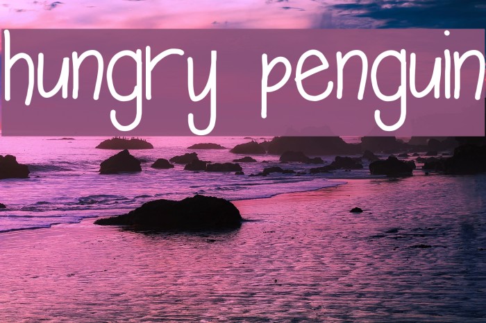 hungry penguin Example 1