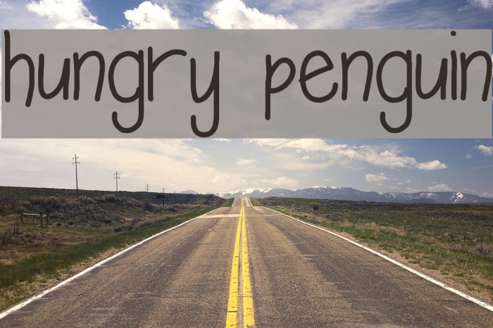 hungry penguin Example 3