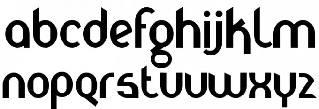 hurray Schriftart Kleinbuchstaben