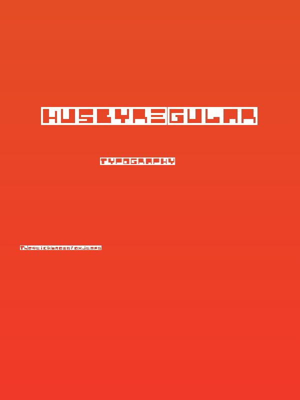 husby Regular Poster