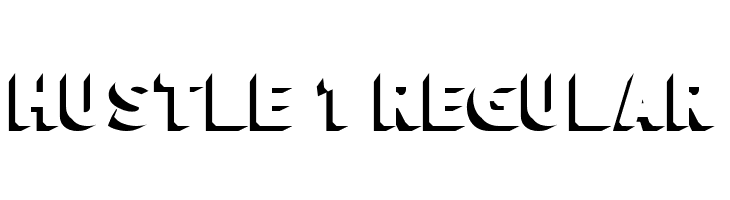 hustle 1 Regular  font caratteri gratis
