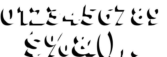 hustle 1 Regular Font OTHER CHARS