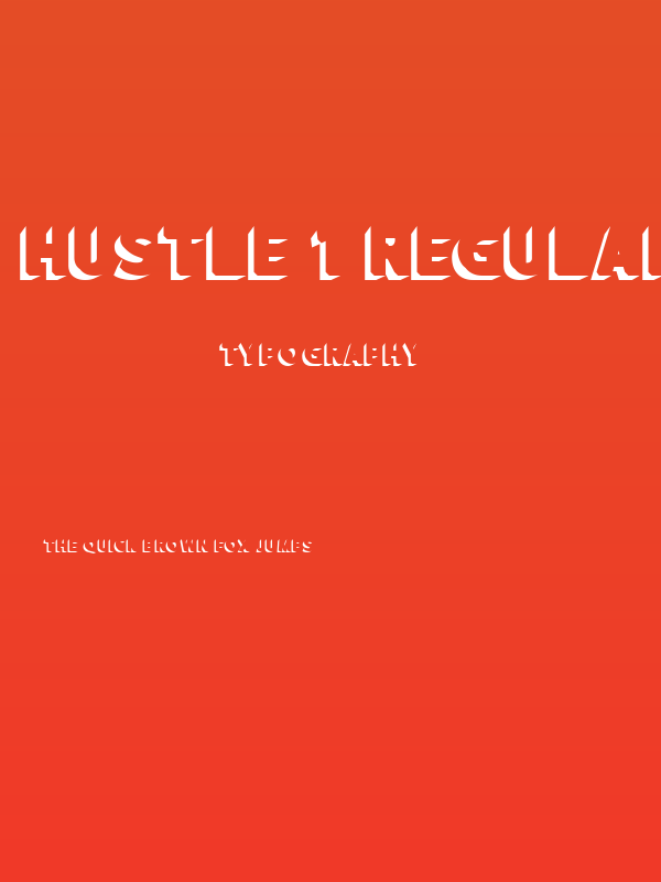 hustle 1 Regular Poster