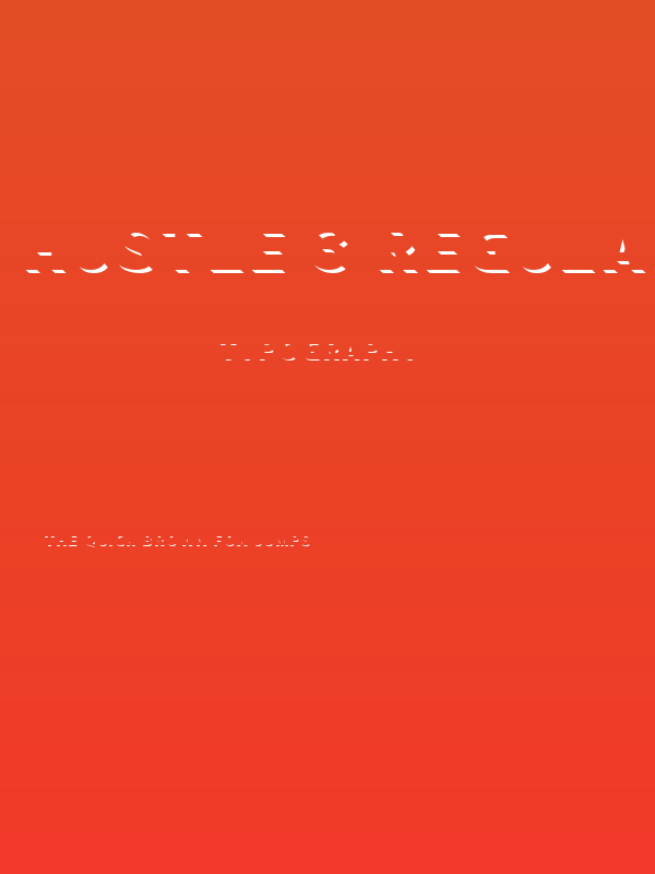 hustle 3 Regular Poster