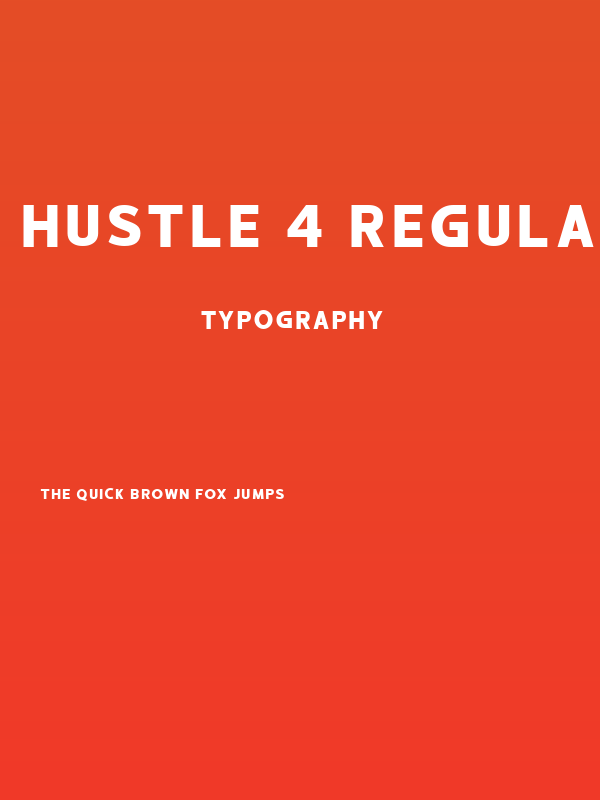 hustle 4 Regular Poster