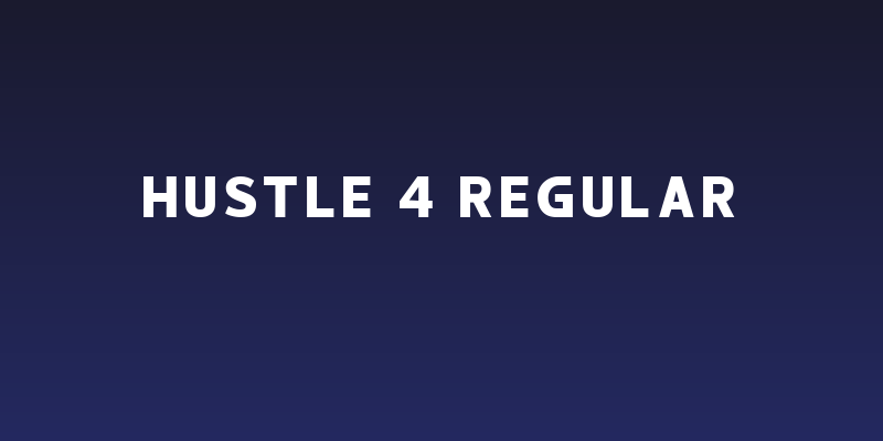 hustle 4 Regular Social Header