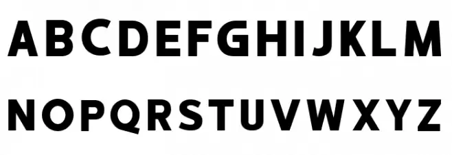 hustle 4 Regular フォント 小文字
