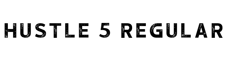 hustle 5 Regular  नि: शुल्क फ़ॉन्ट्स डाउनलोड