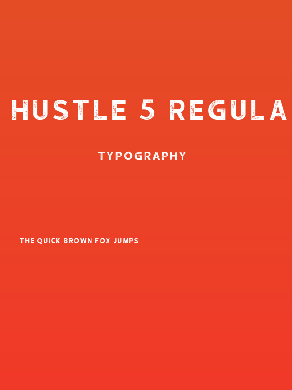 hustle 5 Regular Poster