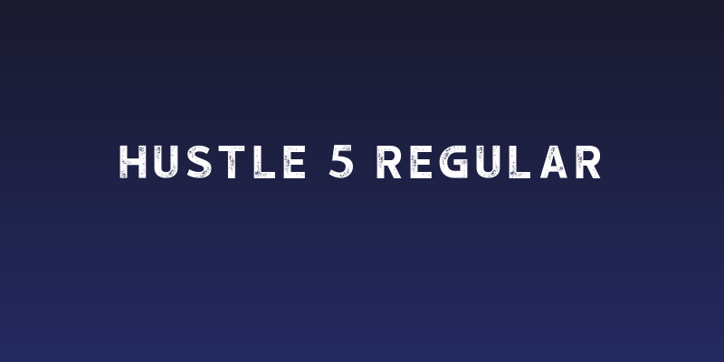 hustle 5 Regular Social Header