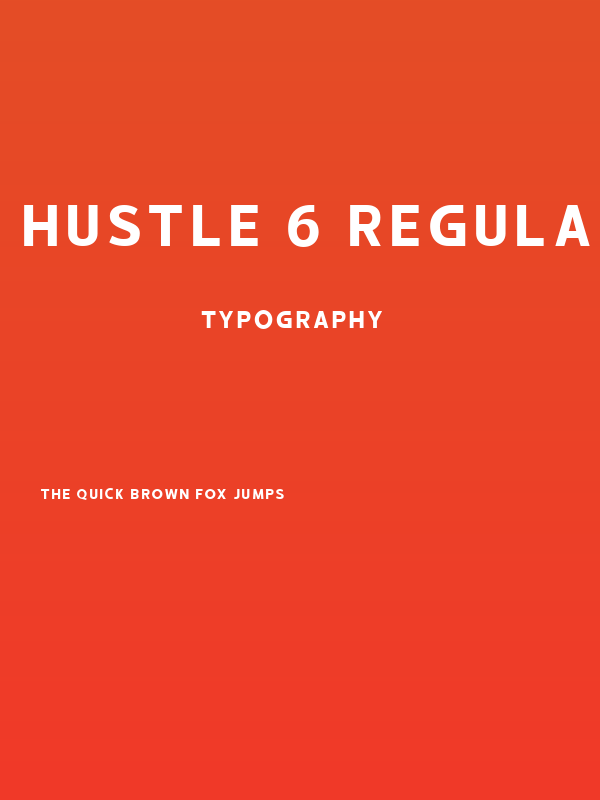 hustle 6 Regular Poster