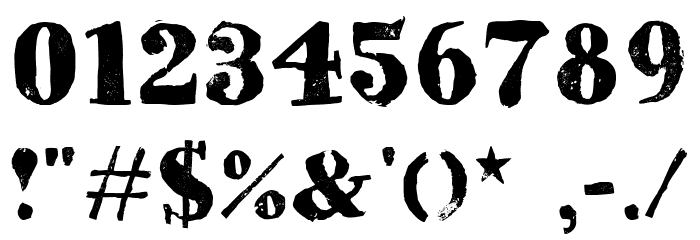 HVD Bodedo Medium Font OTHER CHARS