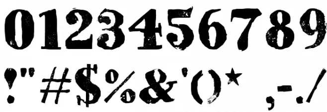 HVD Bodedo Font OTHER CHARS