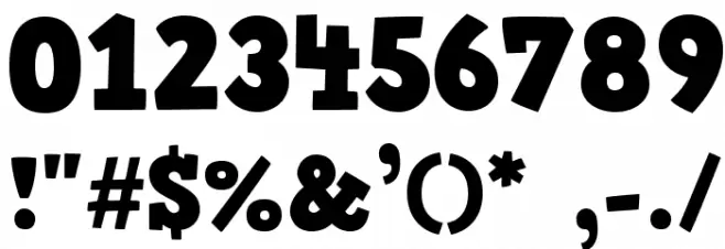 HVD Comic Serif Pro Font OTHER CHARS