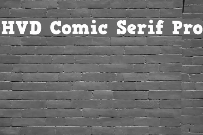 HVD Comic Serif Pro Font examples