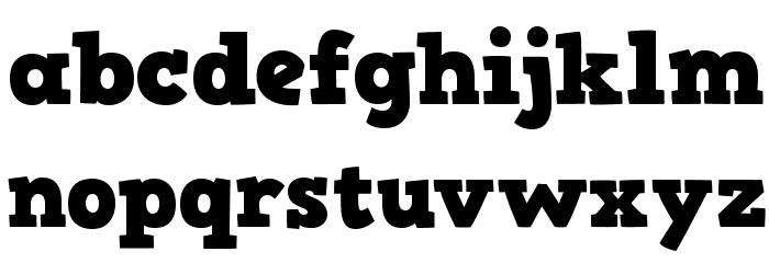 HVD Comic Serif Pro Font LOWERCASE