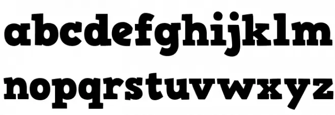 HVD Comic Serif Pro Fuentes MINÚSCULAS
