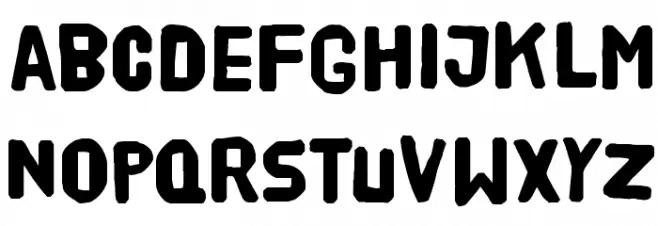 HVD Poster Clean Font LOWERCASE