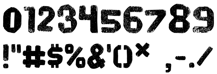 HVD Poster Font OTHER CHARS