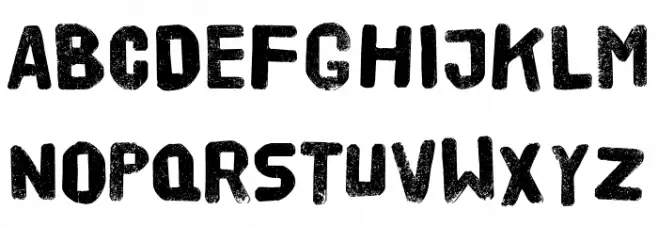 HVD Poster Font UPPERCASE