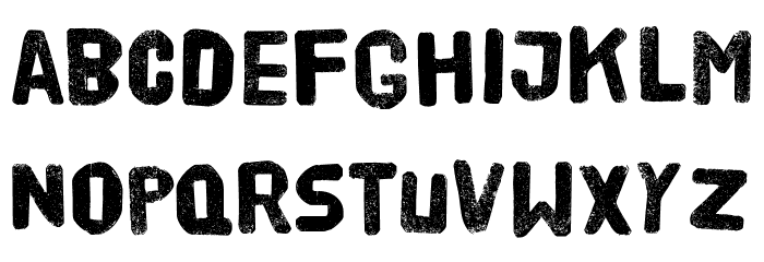HVD Poster Font LOWERCASE