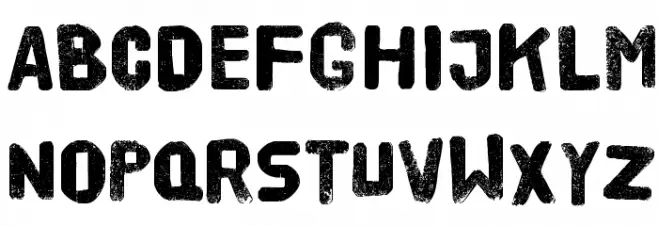 HVD Poster Font UPPERCASE