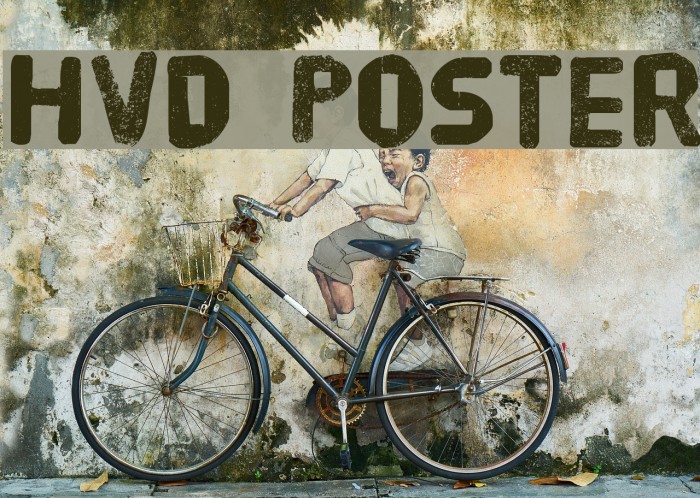 HVD Poster Font examples