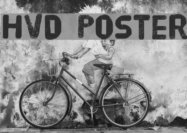 HVD Poster Шрифта examples