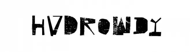 HVD Rowdy  Fuentes Gratis Descargar