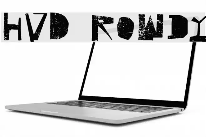 HVD Rowdy Font examples
