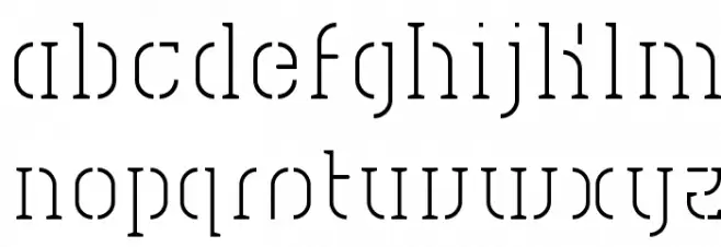 HVD Spencils Font Litere mici