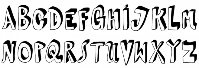 HVD Steinzeit Font Litere mari