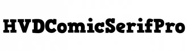 HVDComicSerifPro  Fuentes Gratis Descargar