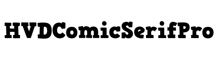 HVDComicSerifPro  नि: शुल्क फ़ॉन्ट्स डाउनलोड
