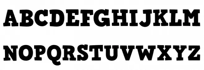 HVDComicSerifPro Caratteri MAIUSCOLE