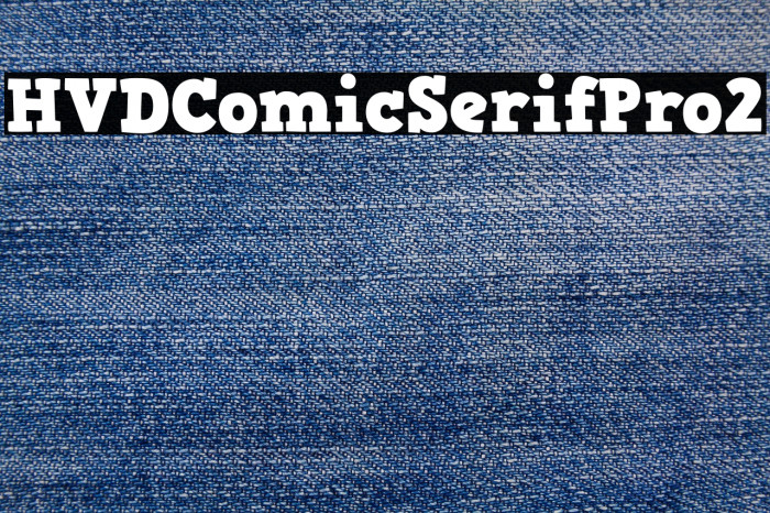 HVDComicSerifPro2 Example 2