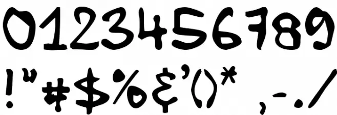 HVDEdding780-Normal Font OTHER CHARS