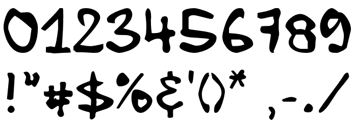 HVDEdding780-Normal Font OTHER CHARS